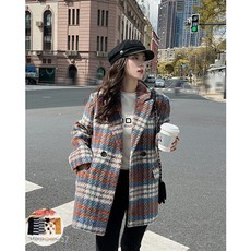 톰보이체크코트