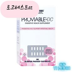  뉴트라맥스 프로바이어블 DC 강아지 고양이 유산균 프로바이오틱스 50억 80정, 80개 