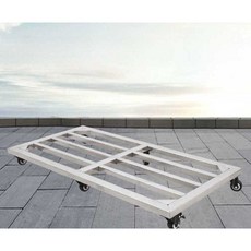 드럼 세탁기 받침대 달린 스텐 이동 프레임 바퀴 운반 건조기, 1개, 60x80