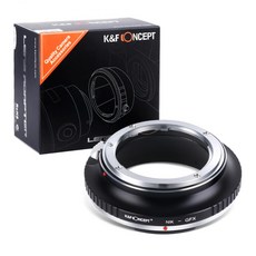 KnF NIK-GFX 렌즈 어댑터 니콘 Ai 렌즈-후지 GFX 바디 _뒤캡옵션 _내부무반사코팅 Nikon F lens to Fuji GFX adapter (cap option)