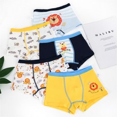 남아 애니메이션 동물 사각 순면 팬티10벌 M3~5세