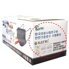 G&C 그린클린 50p블랙마스크 1곽 +피톤치드마스크1p 3매, 50매, 1box