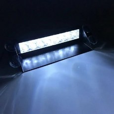비상 LED 스트로브 경고등 조명 유리 12V 점멸등 트럭 플래시 램프 신호 흡입 자동차 포함, 1개