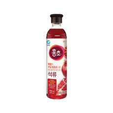 상큼한 주스로 술에 타서 홍초 석류 외 택1, 2)홍초 풋사과 900ml x 1개, 900ml, 1개