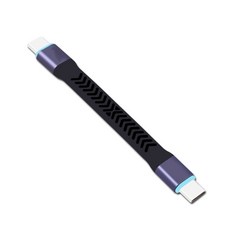 고속 충전 USB C TO 타입 케이블 데이터 라인 숏 PD 240W 8K 60HZ 10CM, 01 BLA