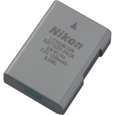 Nikon 27126 EN-EL 14A 충전식 리튬 이온 배터리 (회색), 단일상품