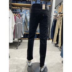 리바이스 남성 502 테이퍼드 핏 블랙진 29507-0001 - 이미지 4