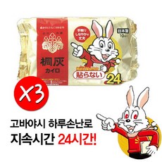 브랜드없음 V35 24시간 지속 일본 고바야시 はる(하루) 정품 손난로 핫팩 (3팩 1세트 30개), 고바야시_하루손난로_3팩
