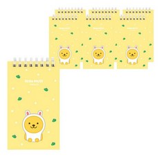 카카오 리틀프렌즈 상철 스프링 수첩, 무지, 21개