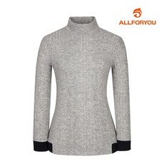 [올포유]여성 기본 골지 하이넥 티셔츠 AWTHI8151-190_G