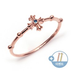 24k링십자가귀걸이
