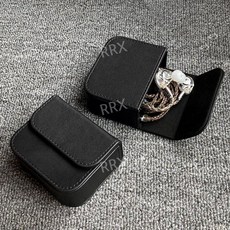 유선 이어폰 가죽 케이스 파우치 휴대용 보호 커버 수납 여행 이동 보관 악세사리, 블랙 가죽, 2020년