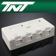 JCD265618박스 4포트 TNT 통신자재 노출형 NM-TNT64 아울렛, 단일색상