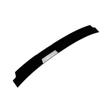 BMW 5시리즈 F10 11-17 525i 530i용 테일윙 리어루프 스포일러 튜닝 키트 Carbon fiber pattern, 블랙