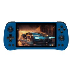 POWKIDDY X55 휴대용 레트로 게임기, 블랙, 16G+128G