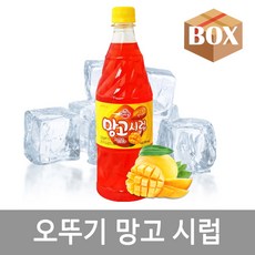 오뚜기 망고 시럽 (1kg x 15개) 1박스, 1kg, 15개