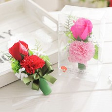 빨간장미코사지