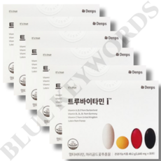덴프스 트루바이타민 I 1640mg x 30포 x 6박스 6개월분 고함량 비타민&루테인, 6개