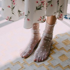 도트시스루양말