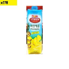 식자재 식재료 유통 도매) 파인애플주스(돌 1L) 1개 (WBEB1C9), 1L
