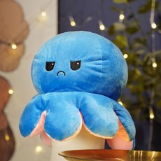 양면문어인형 대형 귀여운 애착 대왕 반전 문어인형 초대형 90cm 130cm, 큰 문어[핑크에서 다크 블루], 1.3미터cm