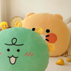 카카오프렌즈 춘식이쿠션 니니즈 조르디쿠션 대형쿠션, 춘식이얼굴