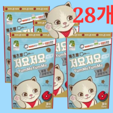  캐츠랑 저요저요 참치 60g x 28개 고양이 고양이과자 간식 이빨과자 