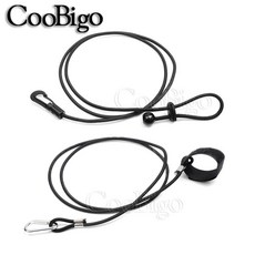 2pcs 길이 43.3 "번지 묶여 충격 코드 탄성 카약 카누 패들 낚싯대 끈 보안 로프 야외 캠프 액세서리|조정 보트|, 1개, A style