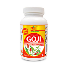 (빌) 고지베리 10배 농축액 600mg 120정 (Bill Goji Concentrate 600mg 120 hard gels), 120개