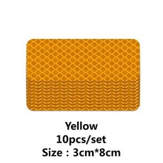 자동차 범퍼 반사 스티커 경고 스트립 무드 분위기 테이프 보안, 2.Yellow