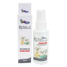 강아지 용병 훈련 실내배뇨 배변유도제 2개 배변장소, 60ml