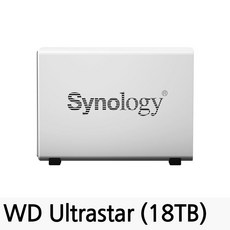 시놀로지 DS120J 1베이 NAS RackStation 피씨디렉트, DS120J (18TB)