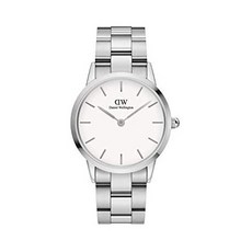 Daniel Wellington 아이코닉 링크 시계 로즈 골드 또는 실버 링크 팔찌