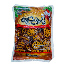 반찬단지 연근조림 2kg(1kgx2개) / 밑반찬, 2개, 1kg