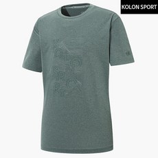 코오롱 남성 그래픽 반팔 라운드 V2TCX23201-LFO