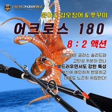 락크웰 어크로스 180 8대2액션 문어루어낚시대