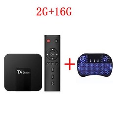 Tx3mini 스마트 TV 셋톱 박스 멀티미디어 안드로이드 11.0 2023 UHD HDR10 4K H. 265 Amlogic S905 5G 와이파이 iptv 셋톱 박스 2GB 1, 3) Eu 플러그 - 2G 16G keyboard - 멀티미디어박스