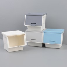 티백 보관함 보관함통 정리함 커피 케이스 탕비실 정리함, 색상, 그레이