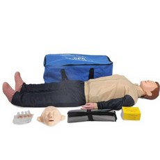 심폐소생술 마네킹 cpr 교육용 인형 전신형 인공 호흡, 1개