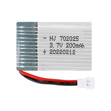 올칩 3.7V 200mAh 리튬폴리머 배터리 드론용 소형 RC 쿼드콥터 예비 부품 교체용, 1개, (X4) 3.7v 200mah(MOLEX)