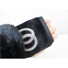 니트큐빅반장갑핸드워머