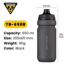 TOPEAK 스포츠 물병 650/750ml 자전거 물병 사이클링 러닝 캠핑 하이킹 Gourde Sport Botella De Bicicleta, TB-650B, TB-650B