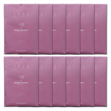 아로마스퀘어 국내생산 옷장 종이방향제(샤쉐) 12개 묶음-브라이들샤워, 20g