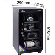 카메라보관함 렌즈보관 카메라렌즈 제습함, 1개, 1. 35L 디지털 전자시계