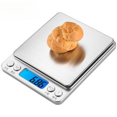 2000 전자저울 주방저울 베이킹 쿠킹 커피 이유식 0.1g 디지털 계량 정밀 저울, 2000g/0.1g - 금0.1g