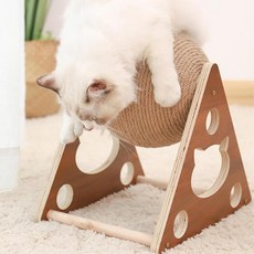  먼지날림없는 삼줄볼 수직형 스크래쳐 스탠드스크래쳐 애완 