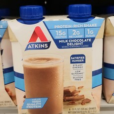앳킨스 밀크 초콜릿 딜라이트 리치 쉐이크 4ea(1.3L), 1