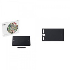 Mac 또는 PC 용 Wacom Intuos Pro 디지털 그래픽 드로잉 태블릿 중형 (PTH660) 새 모델 Wacom ACK122211, 단일상품, 단일상품