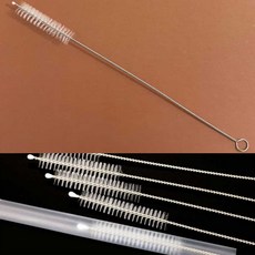 세준 젖병 솔 세척 텀블러 빨대 롱 일자형 병 브러쉬 1-10P, 소, 10개