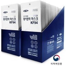 닥터피앤엘 KF94 미세먼지 황사마스크 대형 50매 100매 국산100%, 50개입, 2개, 화이트